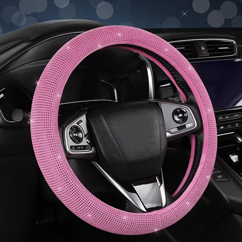 Rhinestone Steering Wheel Cover