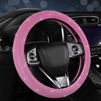Rhinestone Steering Wheel Cover