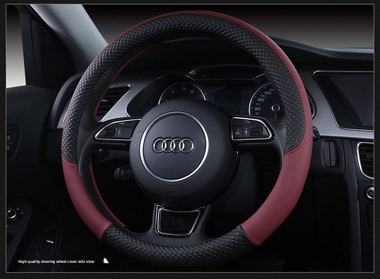 Artificial Leather Steering Wheel Cover