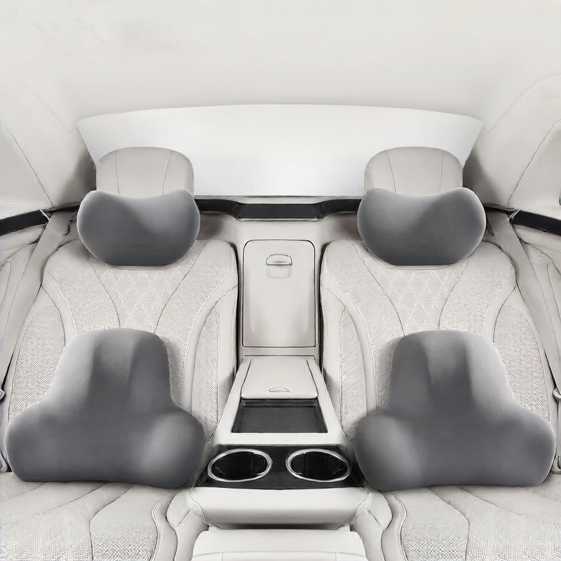 Car headrest neck pillow