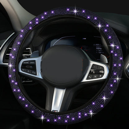 Rhinestone Steering Wheel Cover