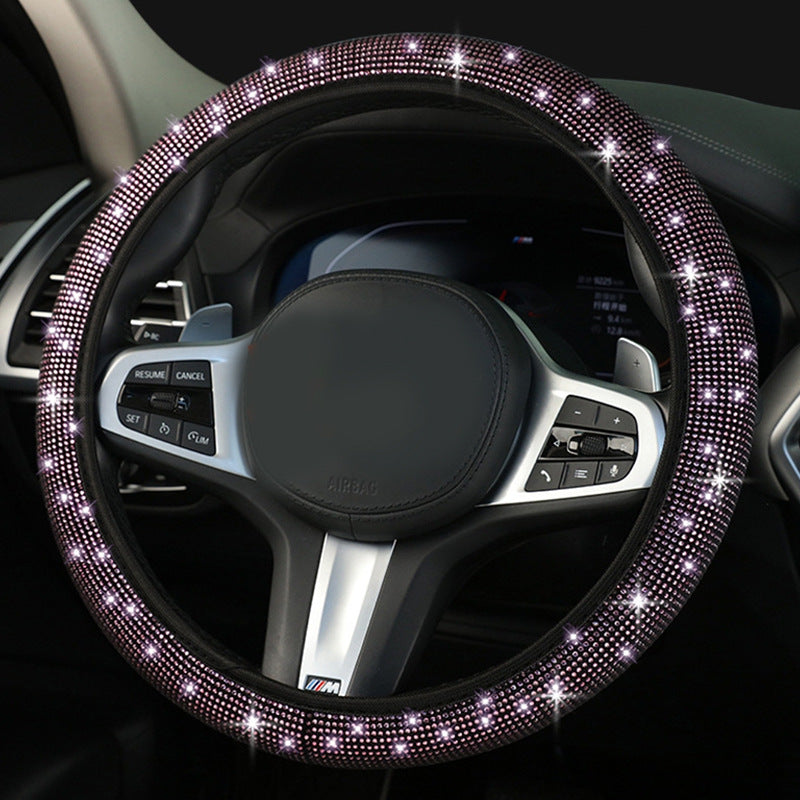 Rhinestone Steering Wheel Cover