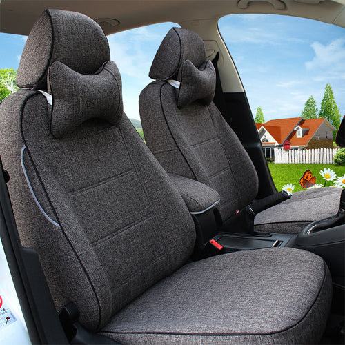 Car Seat Cover Full Protection Linen Blend