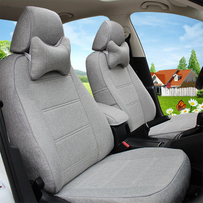 Car Seat Cover Full Protection Linen Blend