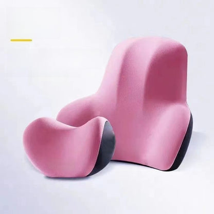 Car headrest neck pillow