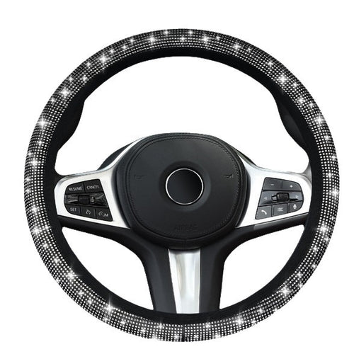 Rhinestone Steering Wheel Cover