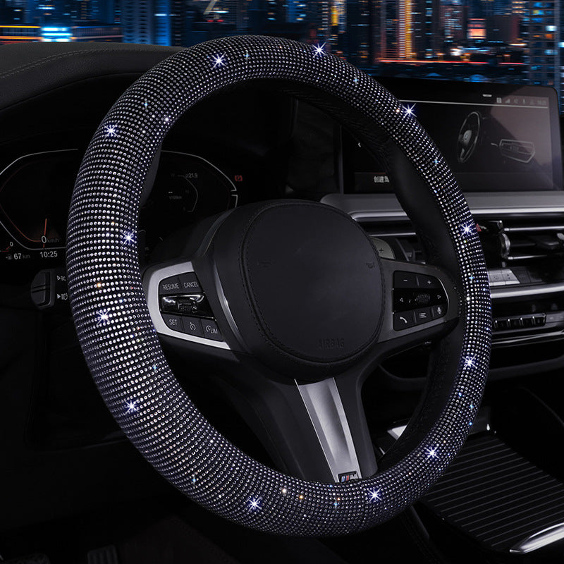 Rhinestone Steering Wheel Cover