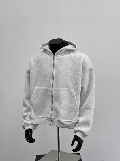 New Stylish Hoodie with 3D Pocket Design on the Back, Men'S Sports Top, Trendy, Versatile Plus-Size Hooded Sweatshirt.