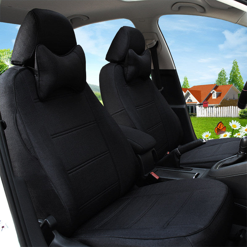 Car Seat Cover Full Protection Linen Blend