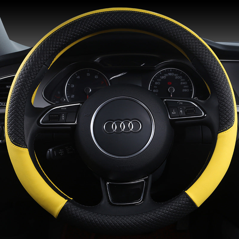 Artificial Leather Steering Wheel Cover