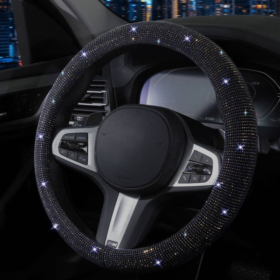 Rhinestone Steering Wheel Cover