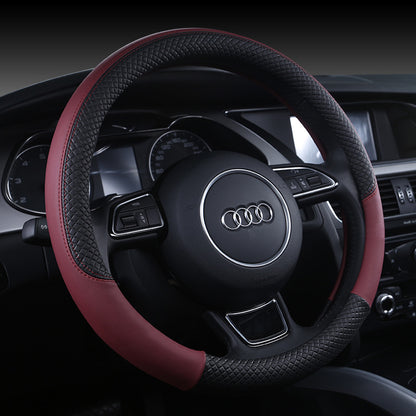 Artificial Leather Steering Wheel Cover