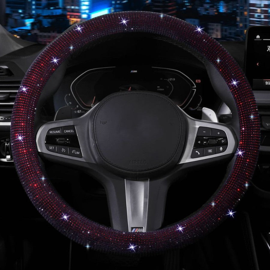 Rhinestone Steering Wheel Cover