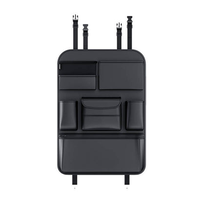 Leather Car Back Seat Hanging Organizer Bag