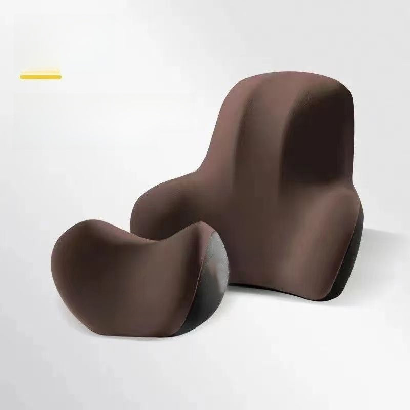Car headrest neck pillow